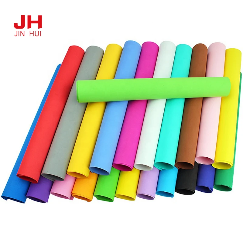 wholesale manufacturer price craft EVA foam rubber sheets roll material for handicraft /packing/ flower making