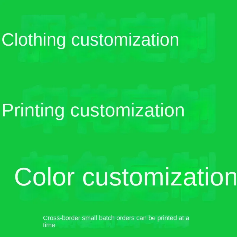 Amazon Quick Sell Pass E-bay Clothing Custom Diy Pattern Printing Foreign Trade Europe And The United States Bulk Customization