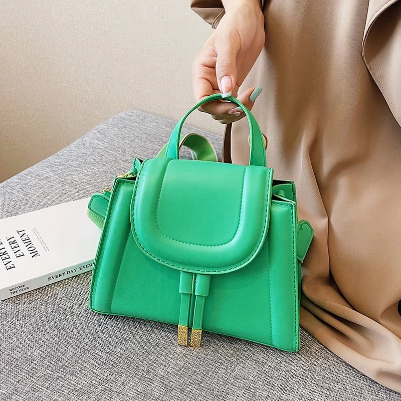 Dropshipping Product 2022 Candy Color Leather Women Shoulder Bag Luxury Handbags For Women Purses and Handbags Luxury Women