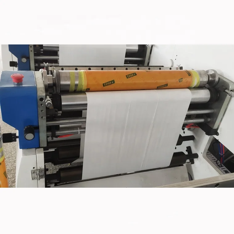 HJRY-520  label roll flexo printing four colour  machine inline flexographic printing press with UV dryer