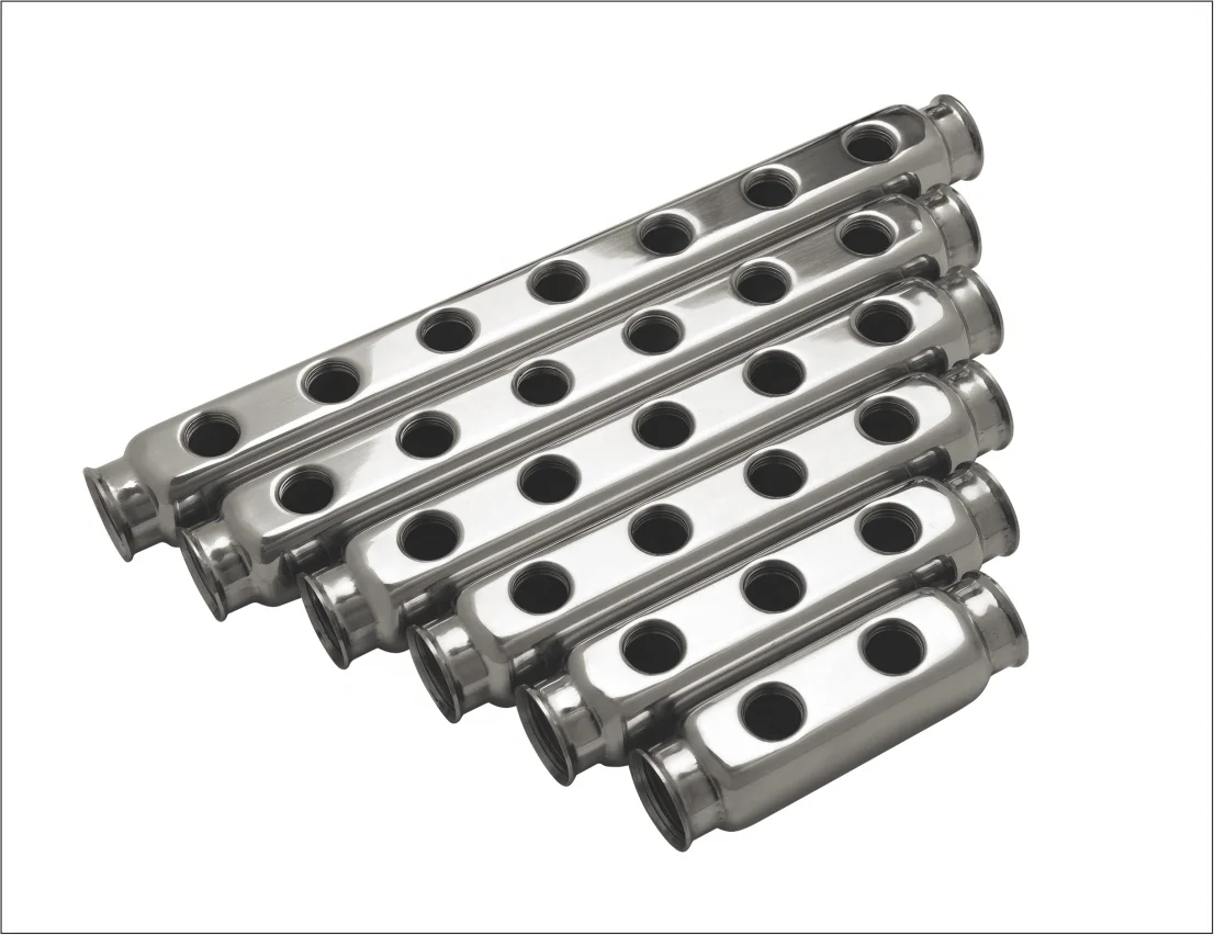 Best Price Pipe Radiant Heating Manifolds 2-12 Loop Stainless Steel Manifold Fitting For Underfloor Heating System