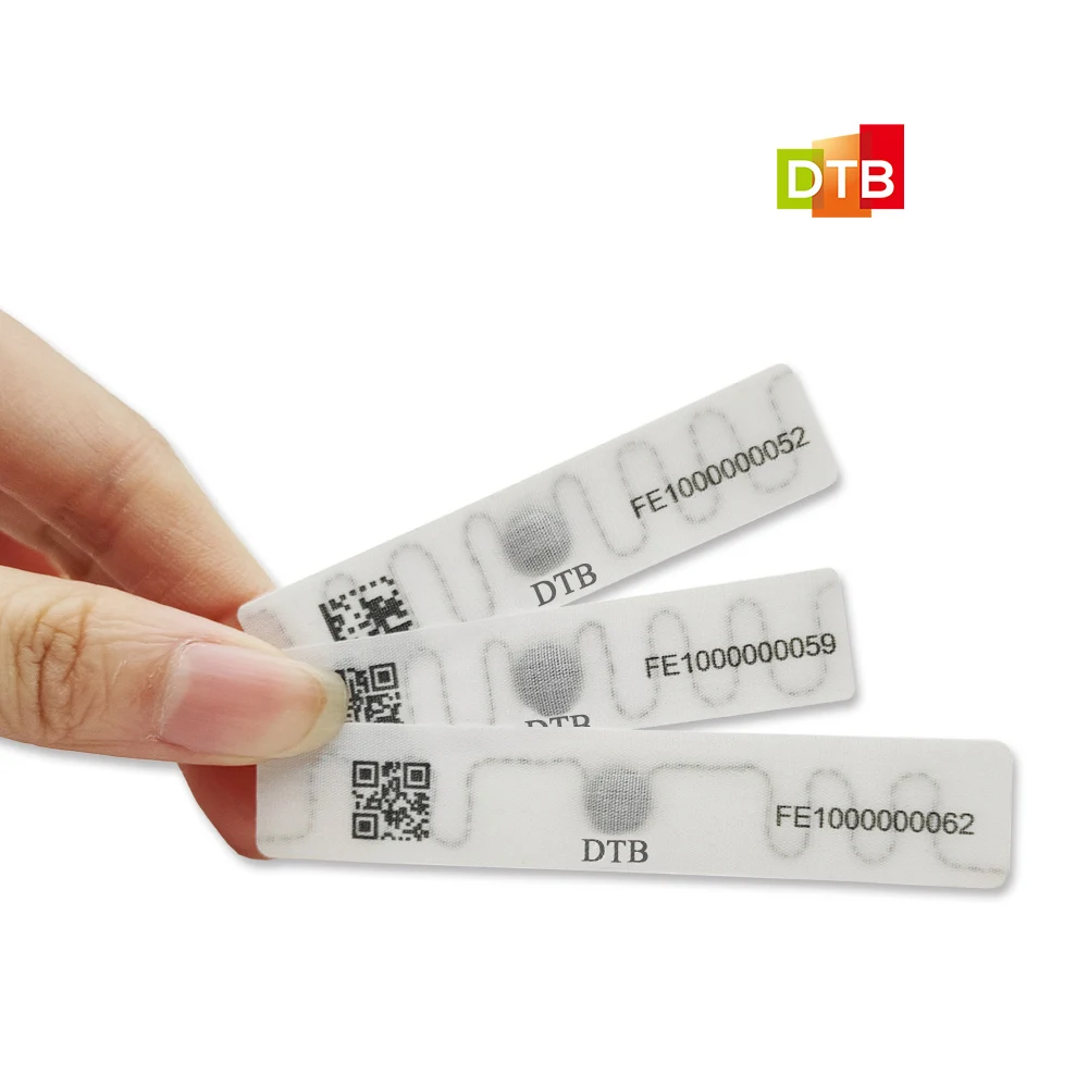 Uhf Ucode 8 Washable Nfc Laundry Label Rfid Uhf Laundry Fabric Label Garment Tag