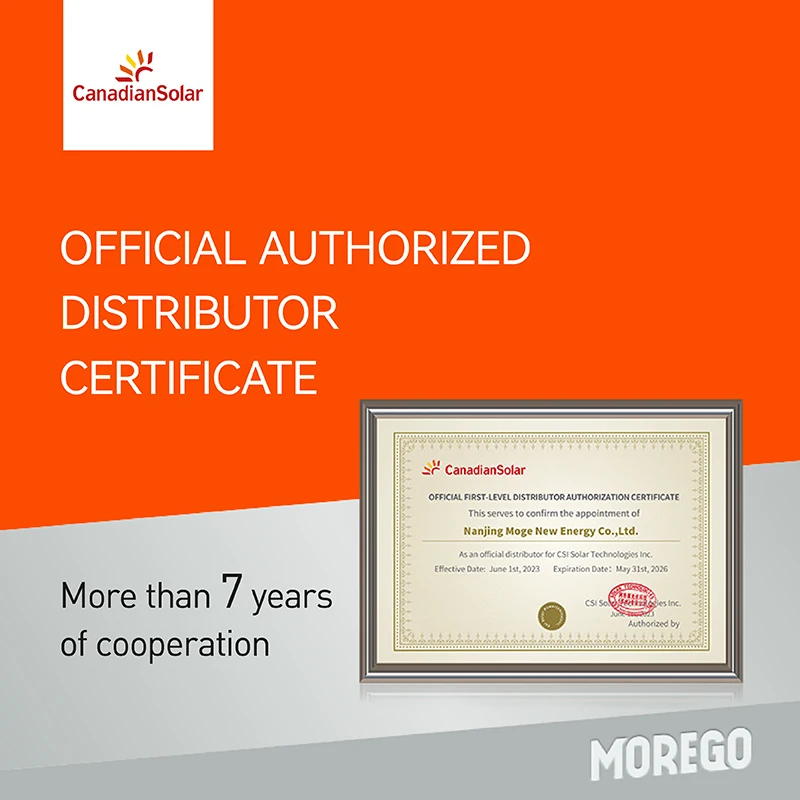 Moregosolar supplying Grade A Tier 1 Canadian Solar Panel 182mm solar cell solar panel 545W 550W 555W good price