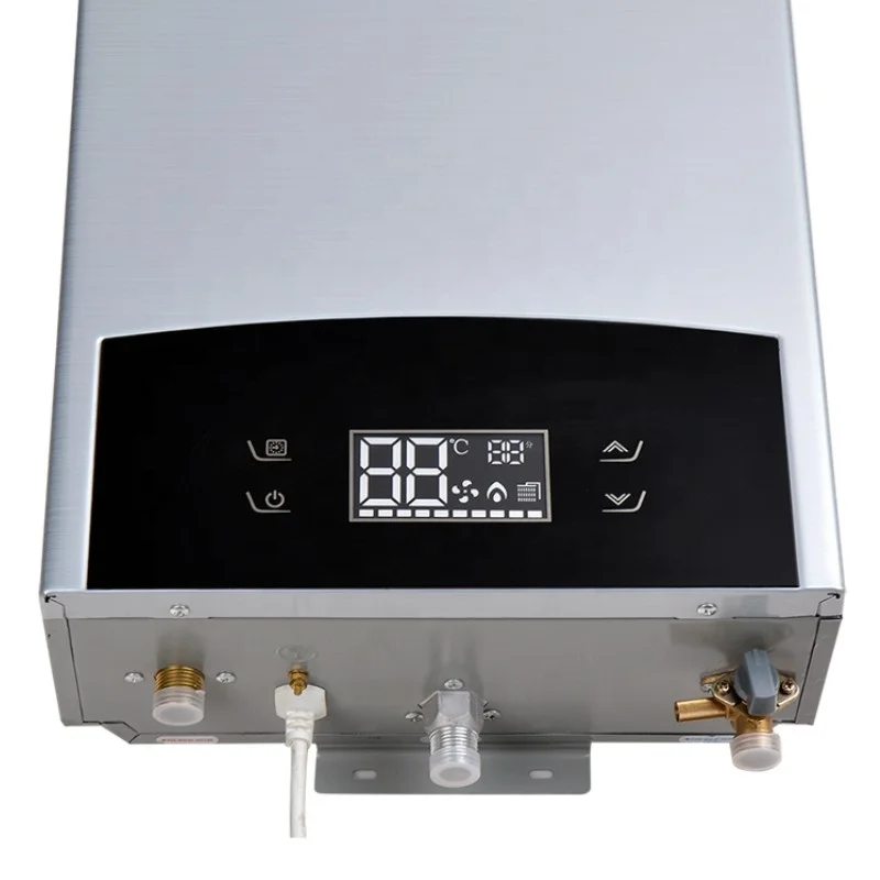 Safety Approved Power Cable Constant Temperature Type NG Gas Water Heaters 20kw Instant Gas Water Heaters