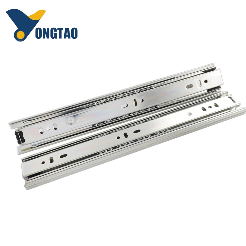 Telescopic Drawer Runner Cold Rolled Steel Furniture Drawer Slider  Drawers Cabinet