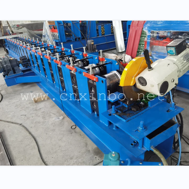 High Quality Automatic roller shutter door slat roll forming machine shutter door L bottom panel machine garage door machine