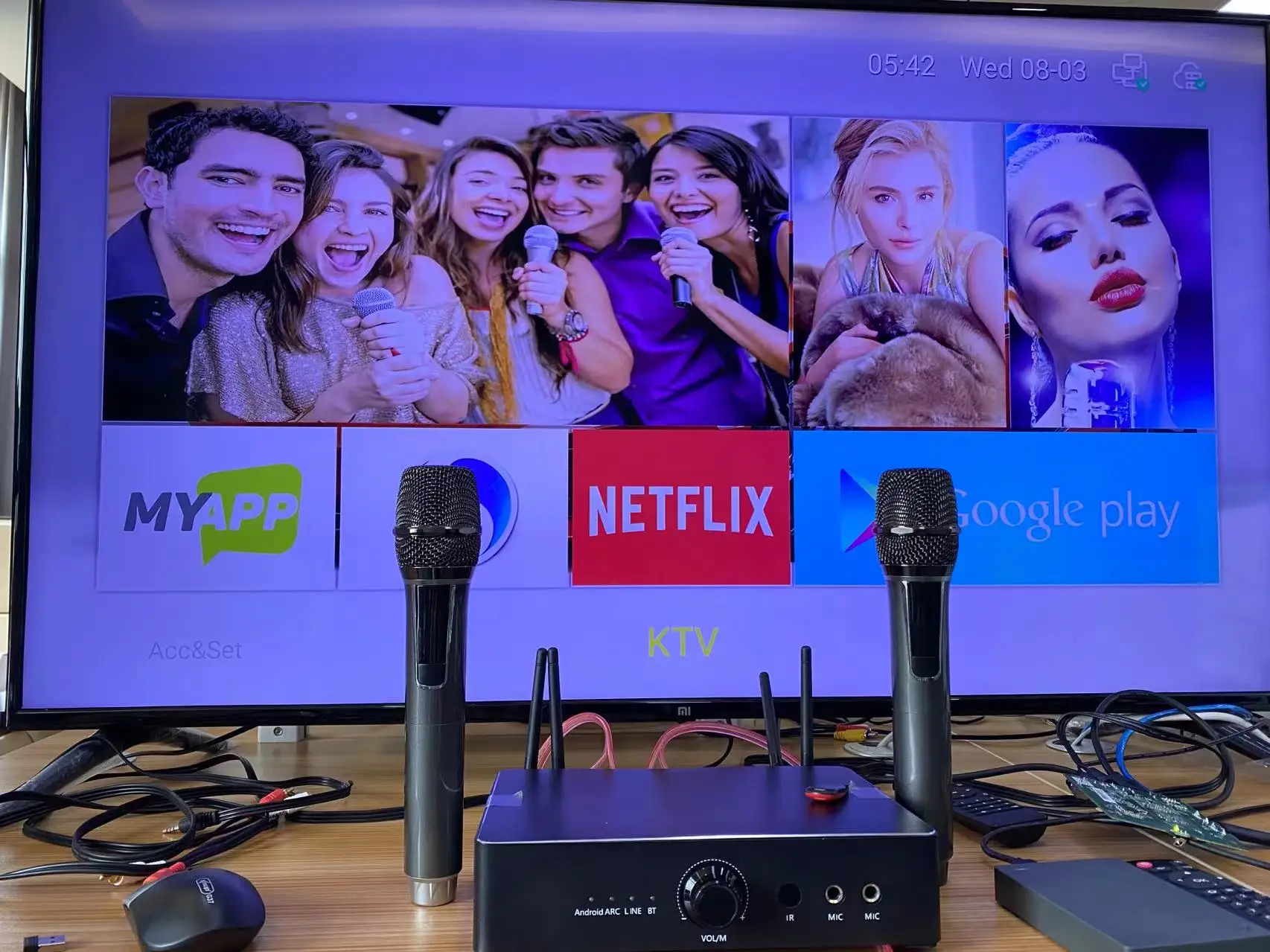 High quality Ihomelife karaoke system machine with amplifier speaker karaoke set with 22000songs