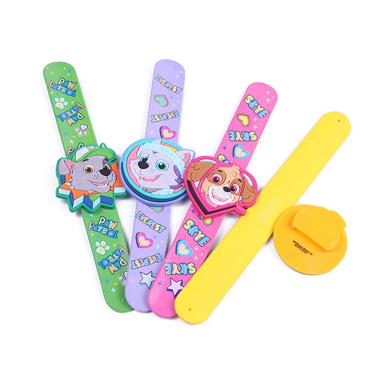 custom New arrival Kids toy Silicon Sport Bracelet Silicone Slap Wristband slap bracelets