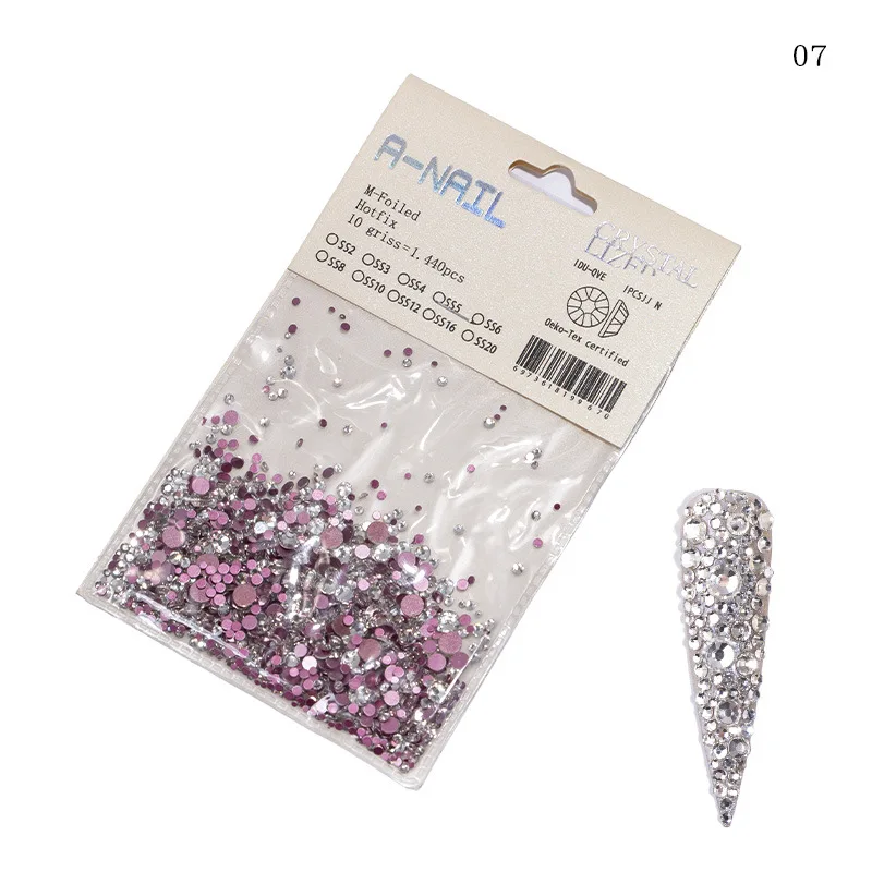 Fashion ready to ship nails art rhinestone flat back AB crystal nail decoration Flat shining diamond sequins nail art accessory