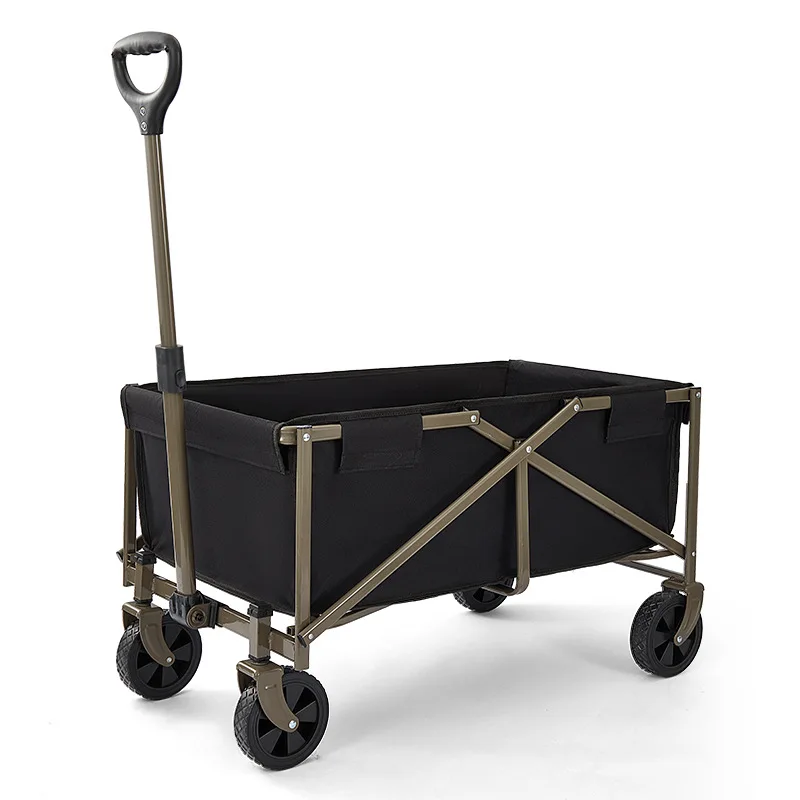 Portable Outdoor Folding Trolley for Shopping Storage Tools Picnics Children Can Lie down on It for Camping
