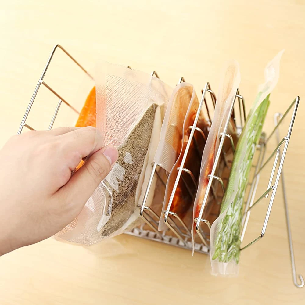 Sous Vide Rack-Adjustable, Collapsible,Ensures even and Quick warming with Sous Vide Cooking