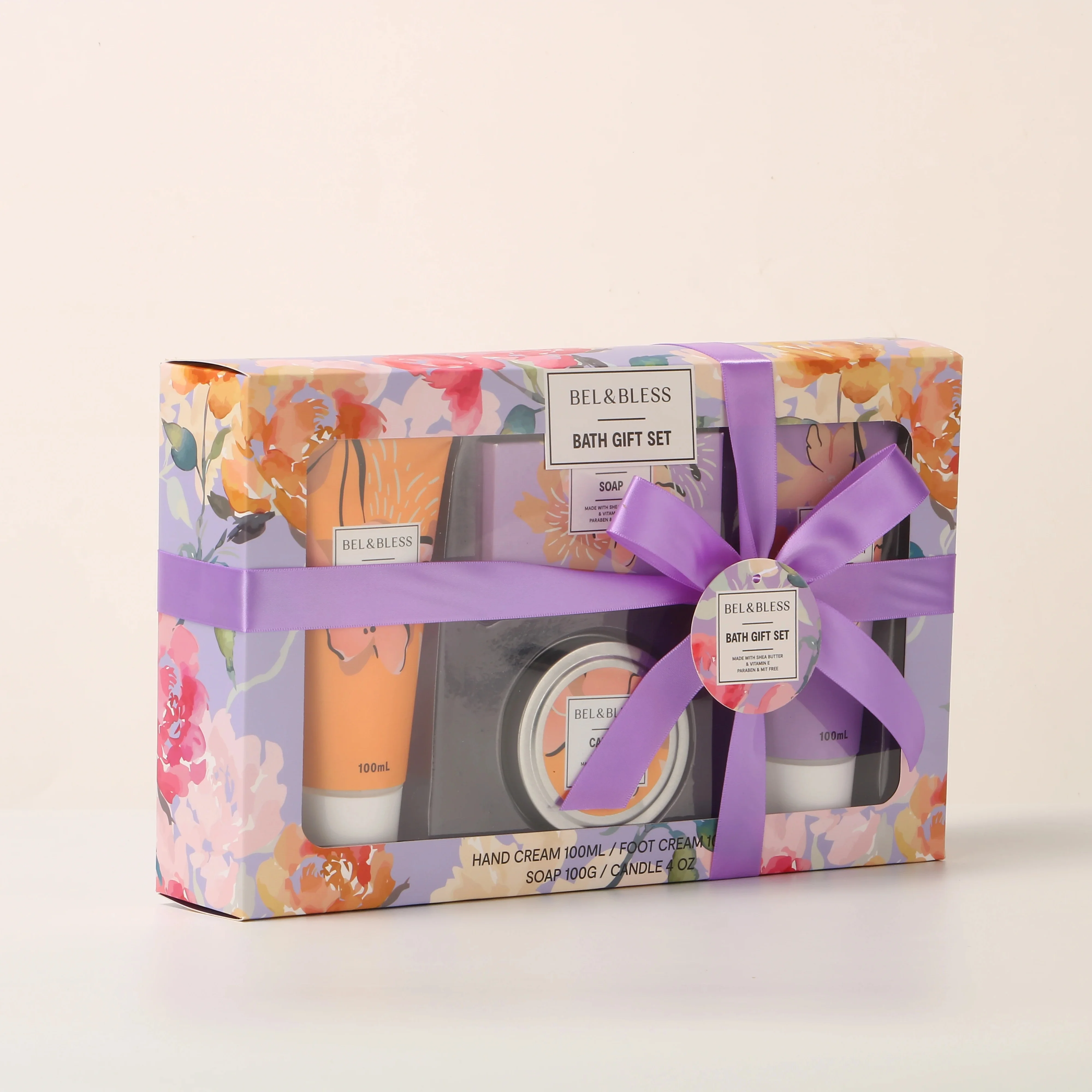 products Cosmetic PVC Bag Bath Gift Set Wholesale private label luxury Valentines Day Spa Bath Gift Skin Care 2023 Bath Set Spa