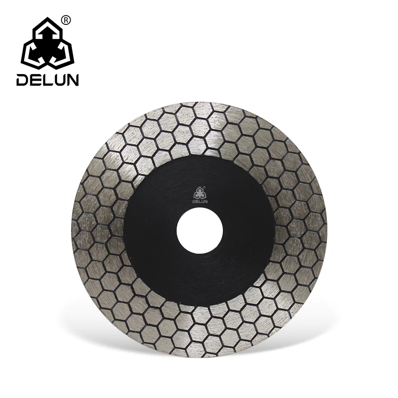 Ультратонкая алмазная пила DELUN 4 5 дюйма 115 мм для влажной резки