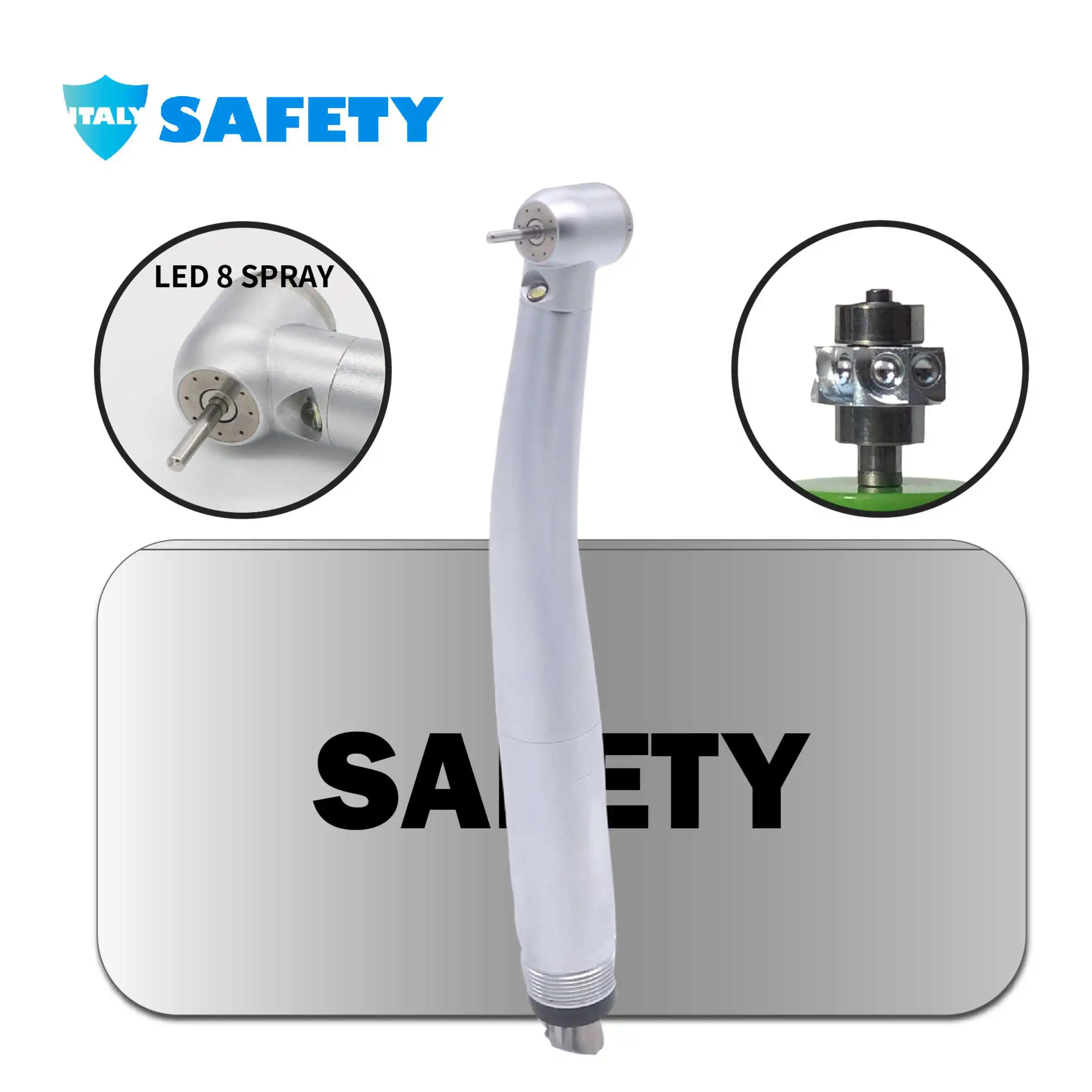 One-stop shopping 8 spray LED high speed handpiece