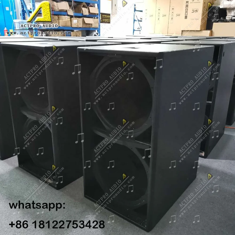 SUB 8006 active dual 18 inch subwoofer loudspeaker professional neodymium driver stage audio system line array subwoofer