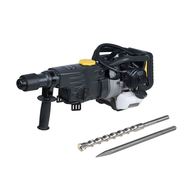 BYCON DHD-58 petrol hand held concrete rotary hammer drill CE certification epa engine jackhammer drill breaker