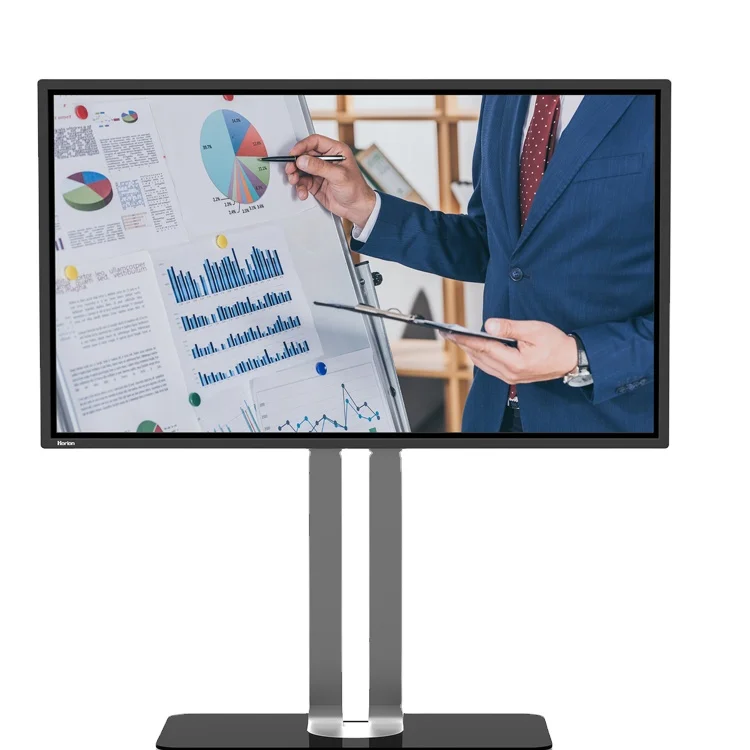 Смарт-ТВ 86 дюймов, 4K, светодиодный интерактивный сенсорный экран, ультратонкая интерактивная доска с алюминиевой рамкой, смарт-доски для школы