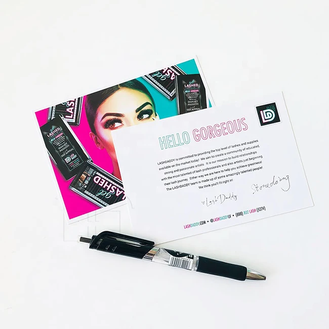 Custom Design Full Color Printing Greeting Card Thank You Cards