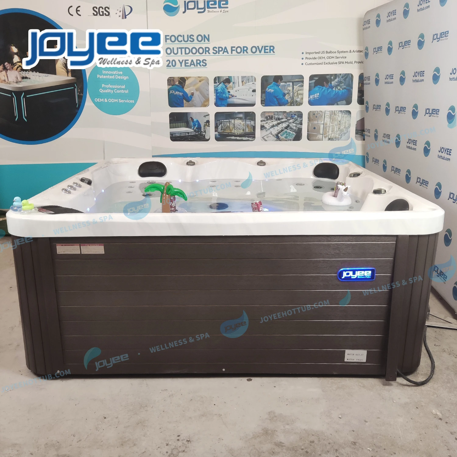 JOYEE Foshan Factory Price Spas Best Seller 5 Person Massage Hot Tub Spa Outdoor Jacuzzis hottub outdoor spa outdoor whirlpool