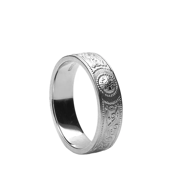 Hot Selling custom stainless steel rings for men Celtic Wedding Rings, Irish Rings, Claddagh fashion jewelry rings