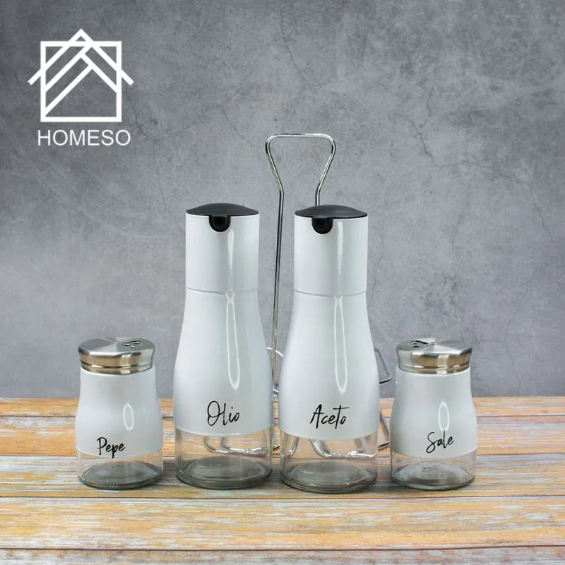 Fashion Kitchen Cruet Set Olive Oil Dispenser Spice Jar Condiment Storage Set