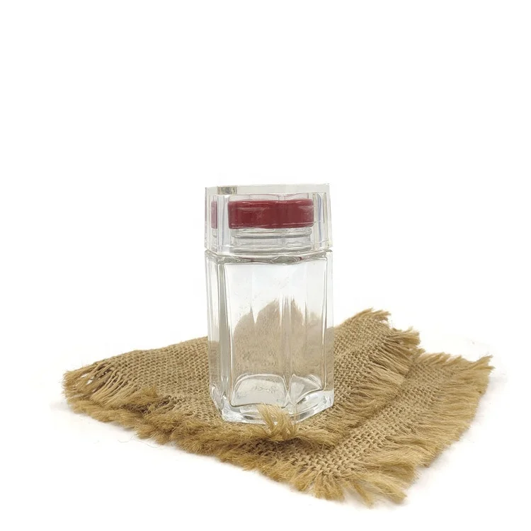 Wholesale Cheap 120g Hexagon Food Storage Honey Empty Glass Jars For Canning With Lid