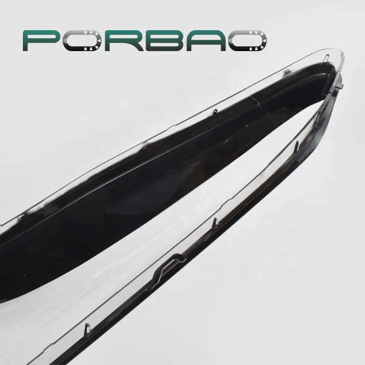 Автомобильные детали PORBAO прозрачная стеклянная крышка для объектива передней фары с черной рамкой 13-16