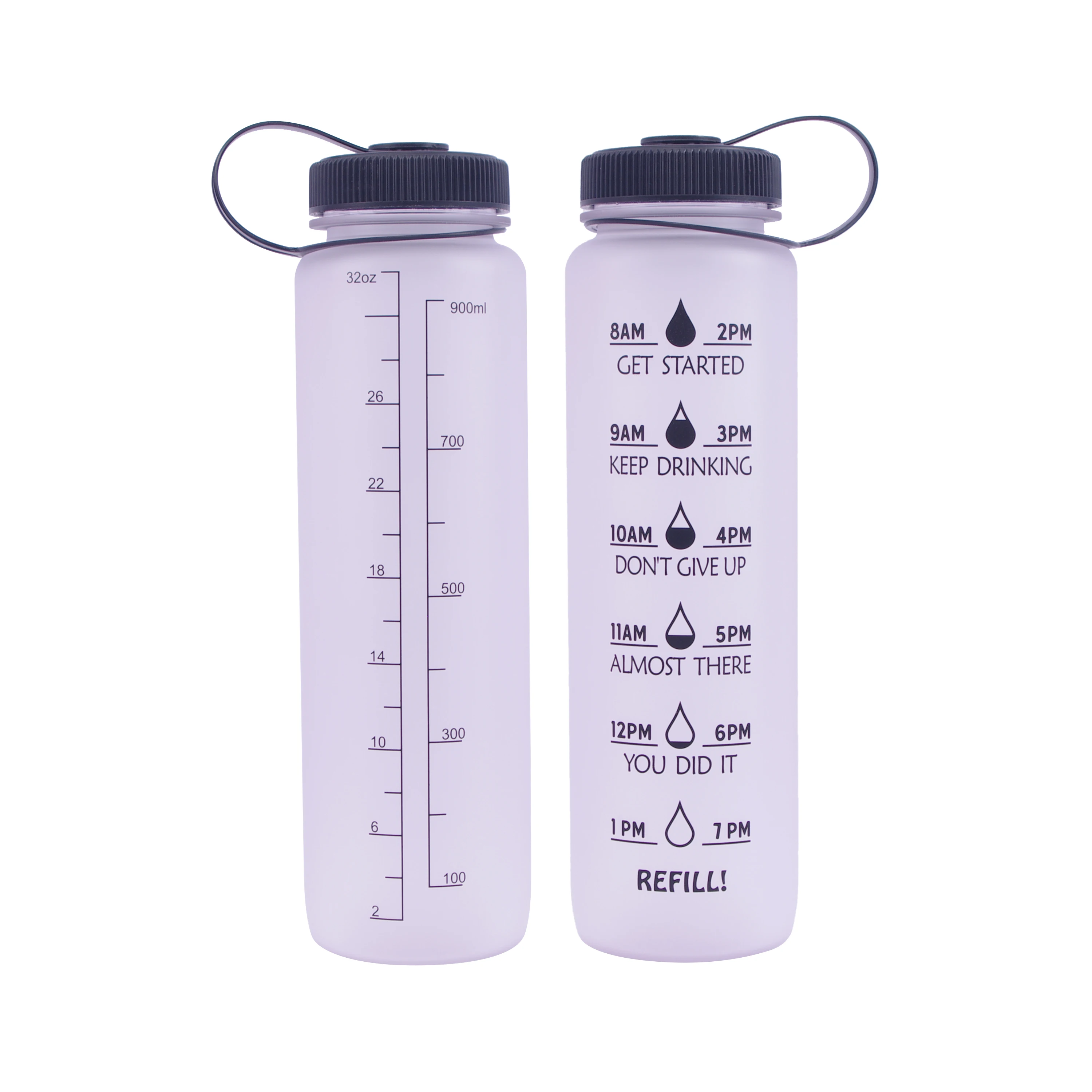 BPA free 32OZ  Water Bottle Wide Mouth Tritan Travel Sport resunable Water Bottle With Handle drink bottle logo custom