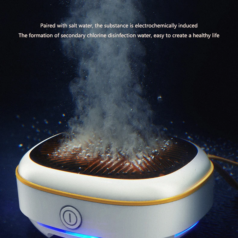 Wholesale Ultrasonic Ozone Vegetable Fruit Sterilizer Ozone Generator Cleaner Sterilizer White Power Food Timer COLOR Weight Net