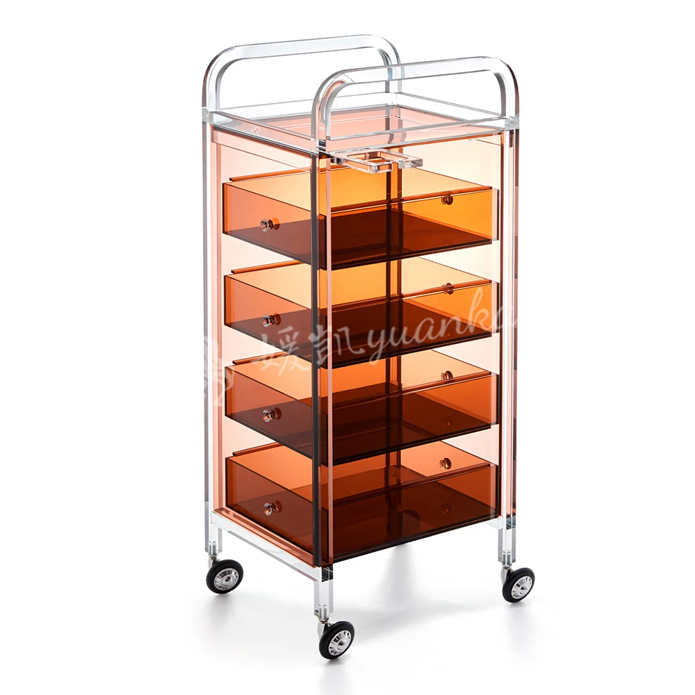 Wholesale salon furniture rolling lockers barber shop equipment barbershop trolley