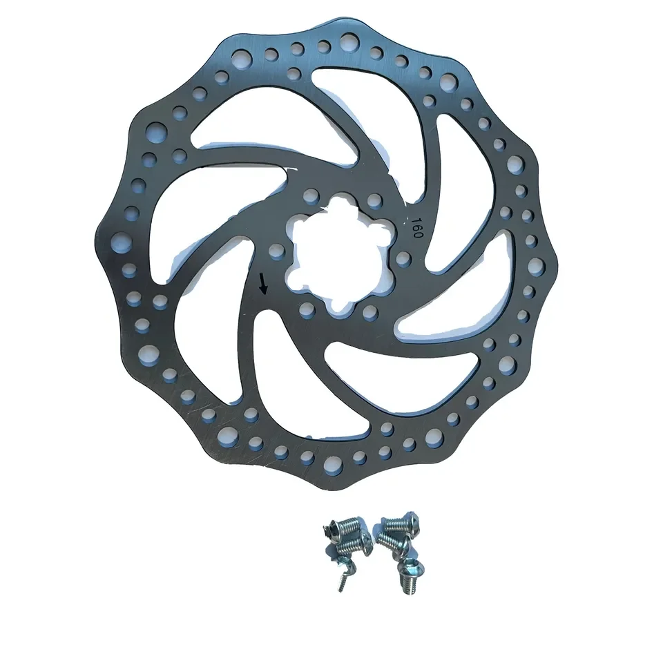 Stainless Iron Durable 160mm Brake Disc MTB Bicycle Disc Brake Other Bicycle Parts Brakes Bike Rotor
