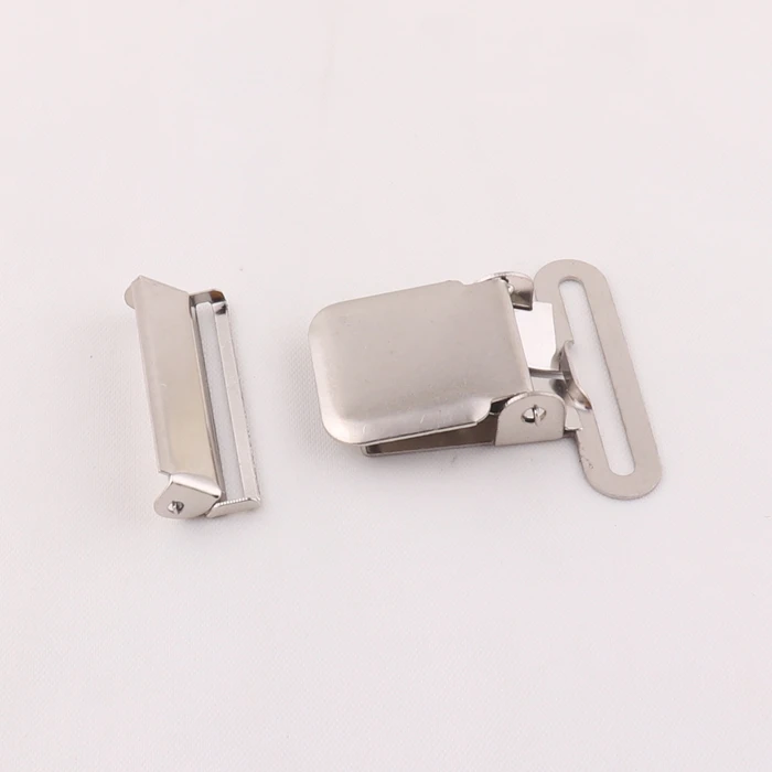 Заводская оптовая продажа, металлические регулируемые подтяжки 40 мм, зажим-пряжка для аксессуаров для одежды