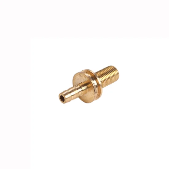 Custom coaxial connector adapter copper thread machining parts