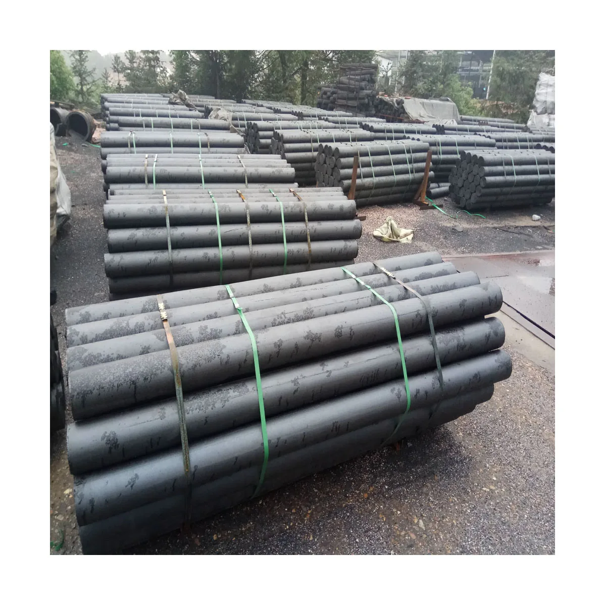 high density high pure low ash content graphite rod blank factory directly supply
