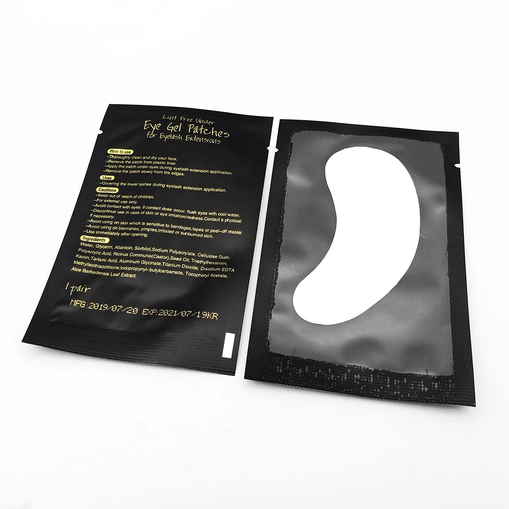 Высококачественная Бесплатная гелевая маска для глаз, Подушечка для наращивания ресниц, гидрогелевый патч