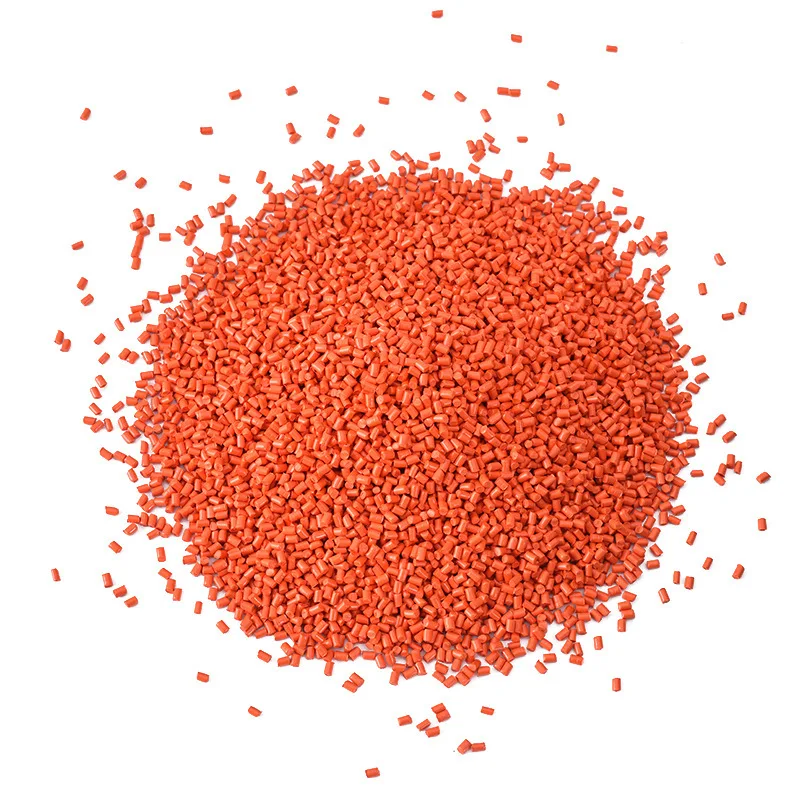 Wholesale Color Masterbatch PLA PETG Carrier 3D Printer Filament Bulk Plastic Material Pellets Orange Color Masterbatch