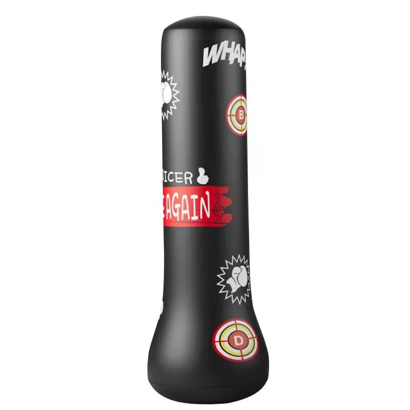 Fast Shipping Foldable PVC Training Fitness Inflatable Standing Boxing Punching Bag for Adults Kids