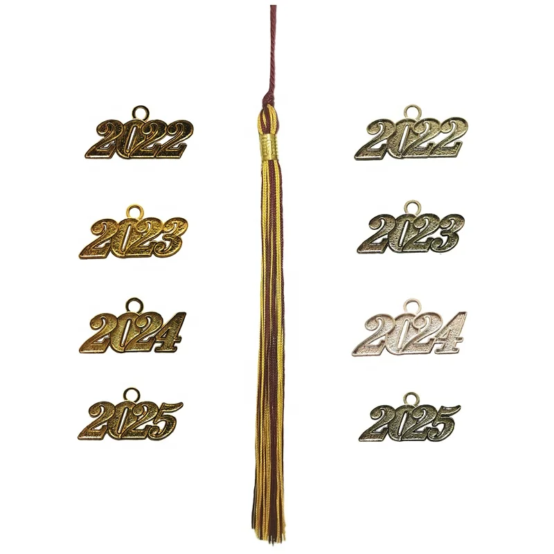 Green/Royal blue /white  multicolor Color  Graduation Tassels   tassels for graduation