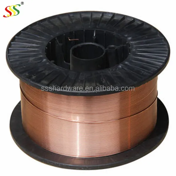 CO2 Gas Shielded Copper Coated Welding Wire Er70s-6 0.8mm/1.0mm/1.2 Mm/1.6mm 5kg/15kg/20kg/250kg/350kg Free Samples