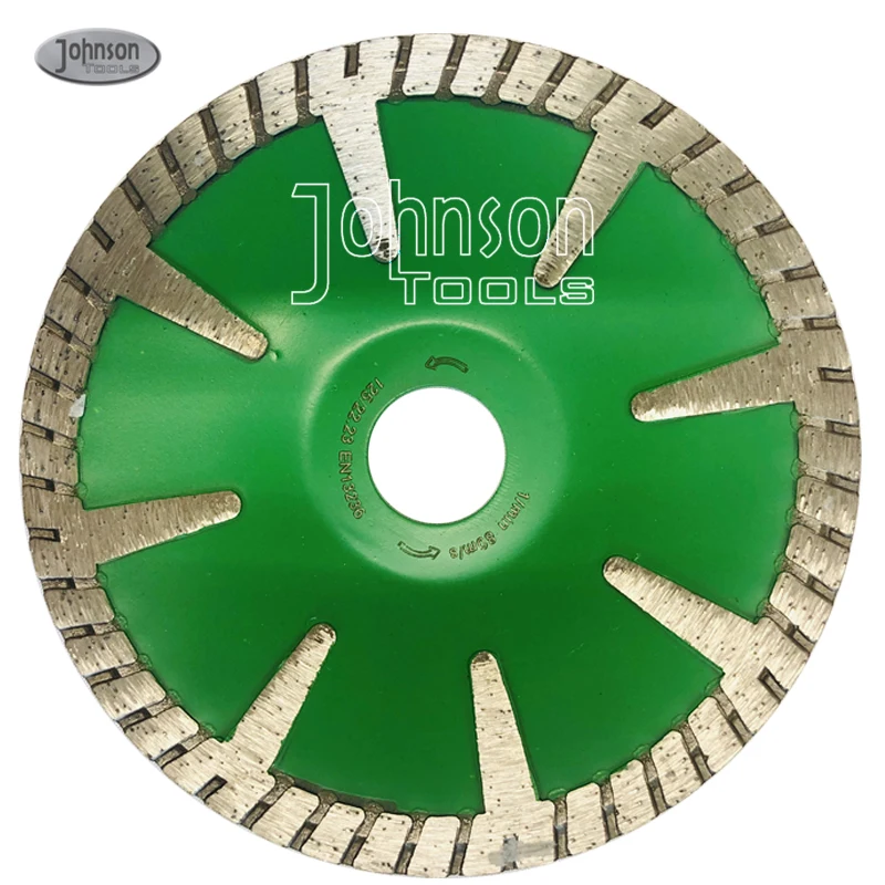 125mm sintered diamond turbo contour quartz saw blade for granite stone