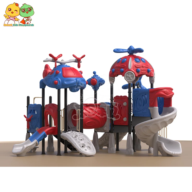 
Kindergarten kids Interesting features child slide outdoor playground equipment 