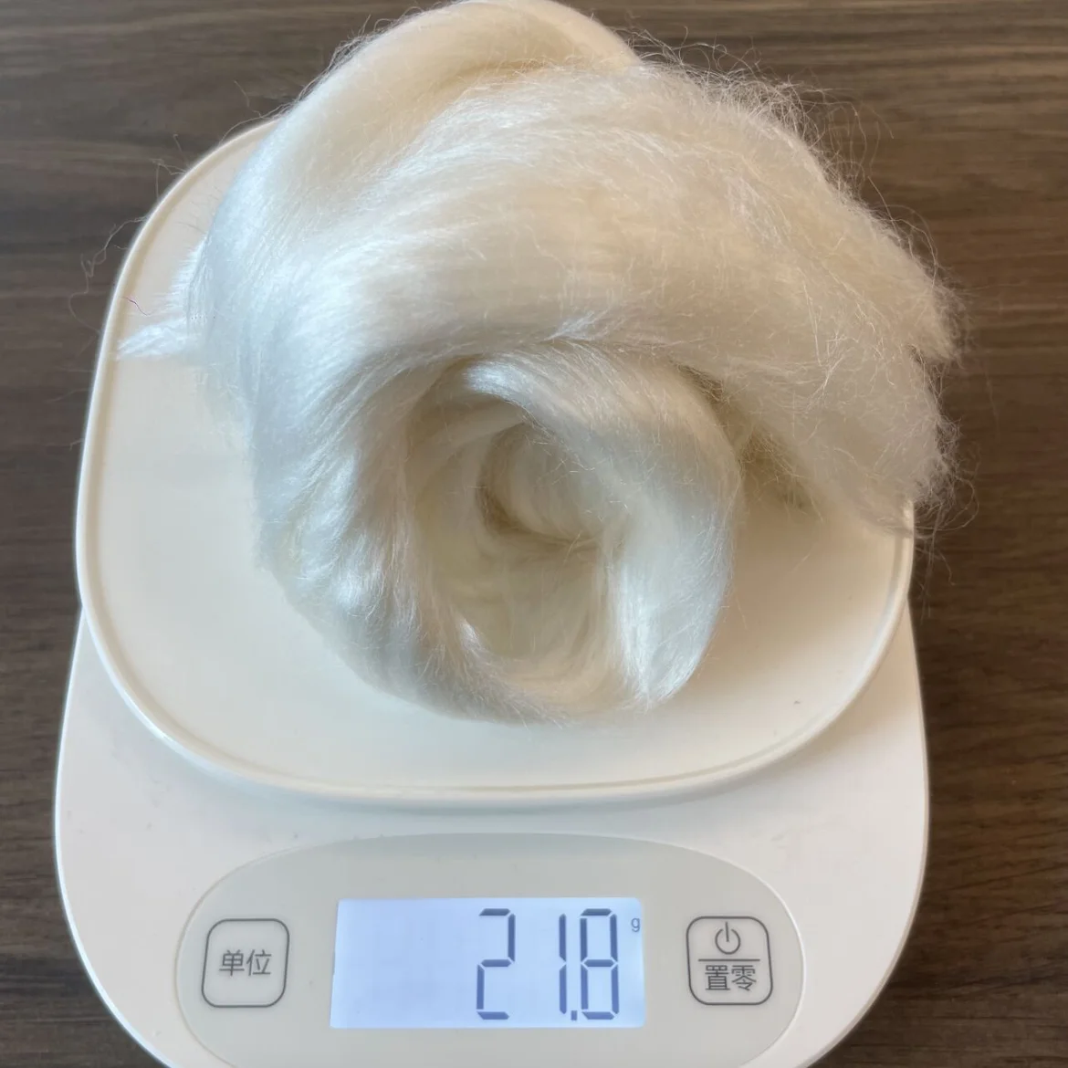 Rayon Viscose Tops 3D*88mm 5D*102mm Variable Length Semi-dull Raw White Yarn Spinning