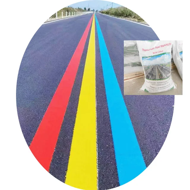 Traffic Road Line Marking Paint Reflective Thermoplastic Hot Melt Road Marking Paint