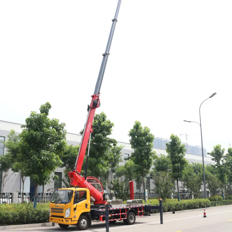 28 meters truck boom lifts articulated truck boom lift lifting machine