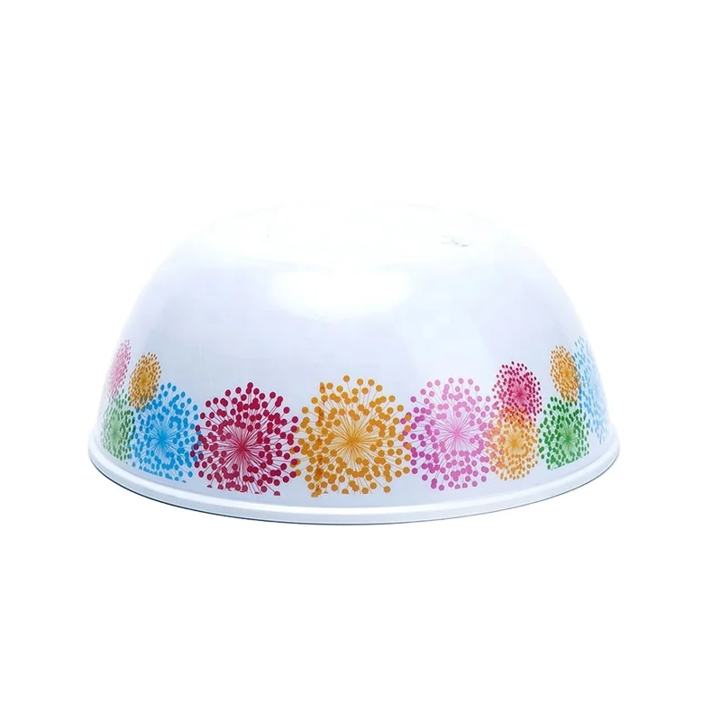 China suppliers OEM wholesale housewares environmentally friendly round plastic mixing serving salad fruit large bowl