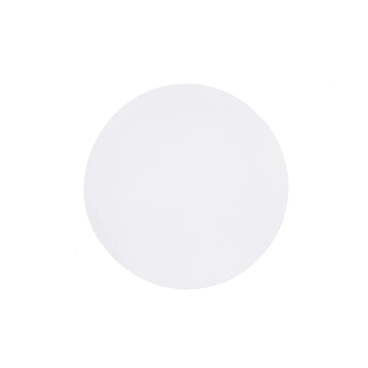 RTS Blank White Round Rubber Mouse Pad For Sublimation