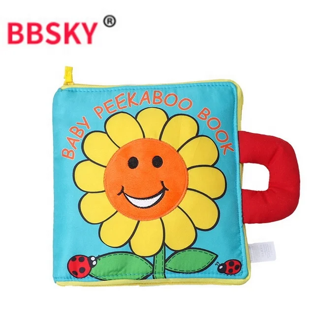 latest product baby sensory activity cloth book montessori baby toys