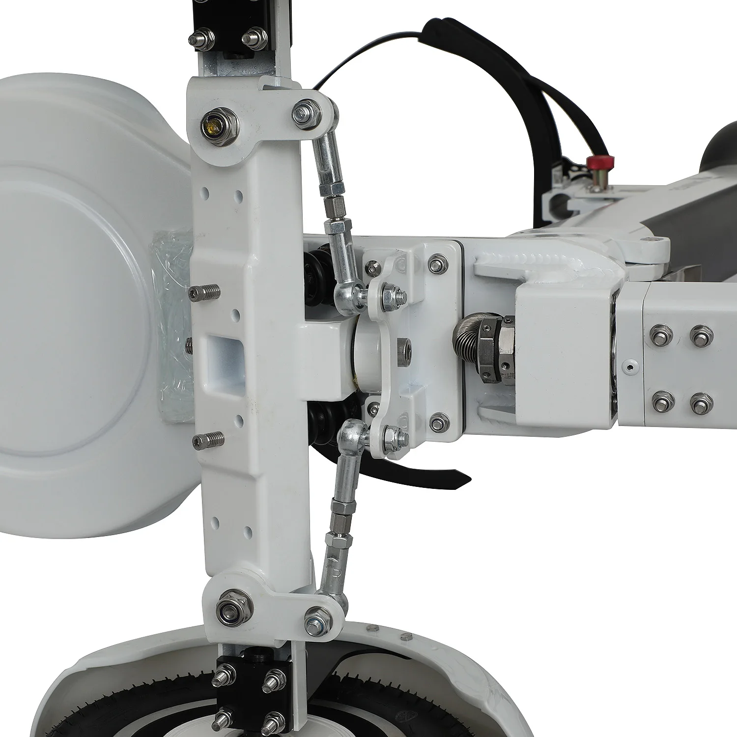 The latest 2000W foldable 10-inch four-wheel electric golf scooter for outdoor