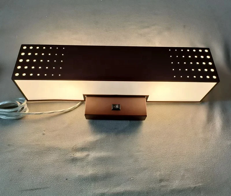 Hilton Garden Inn Guestroom Set Hotel Brushed Smoke Wall Lamps Headboard Lamp Bedside Wall Sconce Room Light