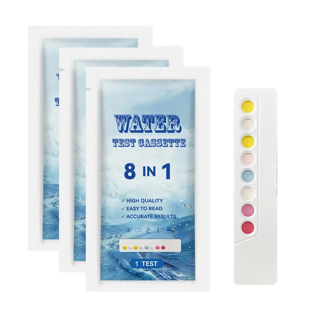 8 in 1 Water Test Cassette Water Analysis Test Kits for Drinking Tap&Well Water